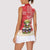 Personalized Puerto Rico Women Sleeveless Polo Shirt Coqui Frog With Polynesian Pattern - Polynesian Pride