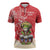 Personalized Puerto Rico Zipper Polo Shirt Coqui Frog With Polynesian Pattern - Polynesian Pride