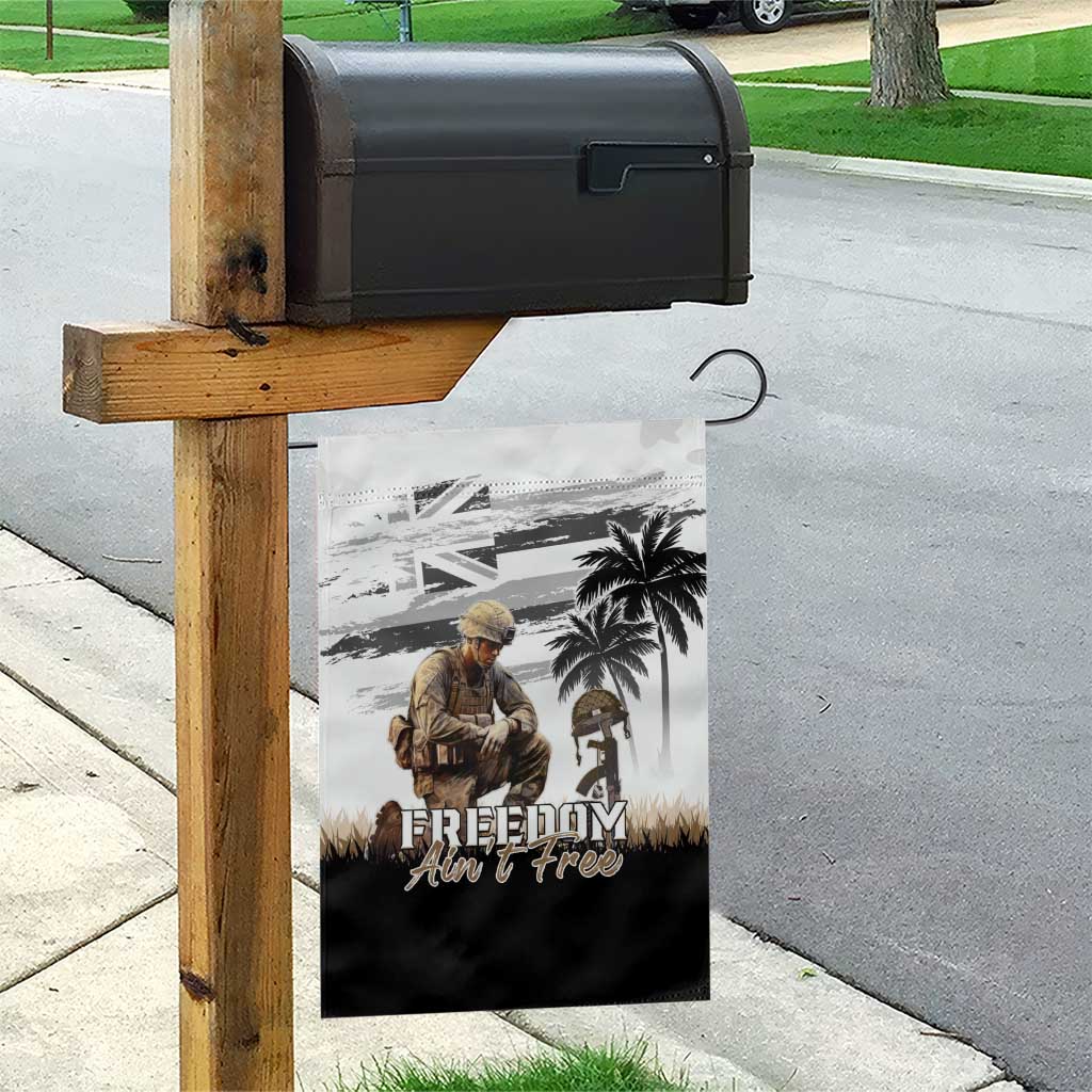 Hawaii Veterans Day Garden Flag Honor The Fallen Flag Grunge Style