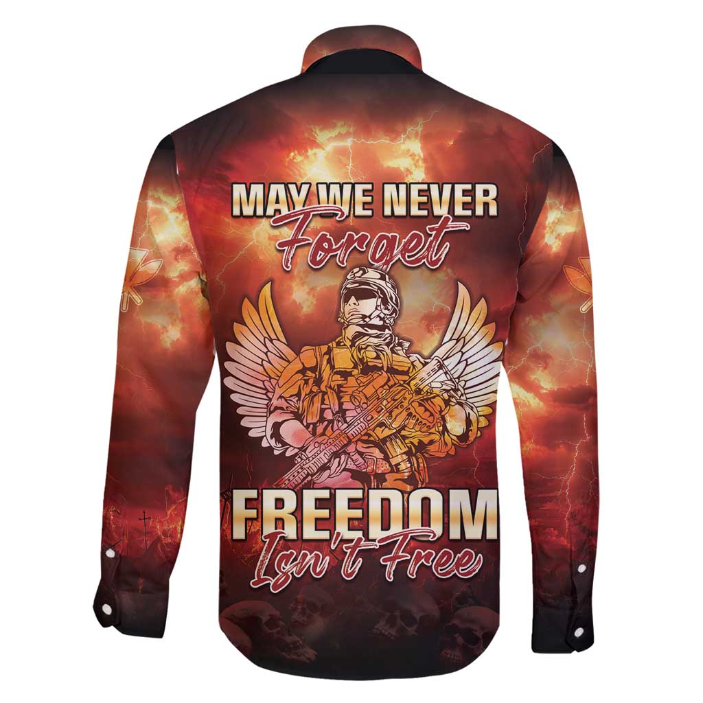 Hawaii Veterans Day Family Matching Tank Maxi Dress and Hawaiian Shirt May We Never Forget Freedom Isn't Free