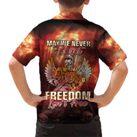 Hawaii Veterans Day Kid Hawaiian Shirt May We Never Forget Freedom Isn't Free