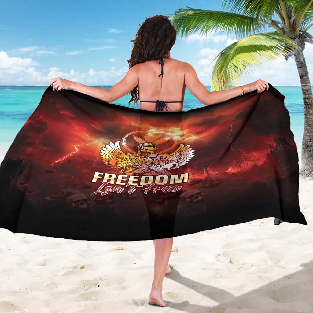 Hawaii Veterans Day Sarong May We Never Forget Freedom Isn't Free