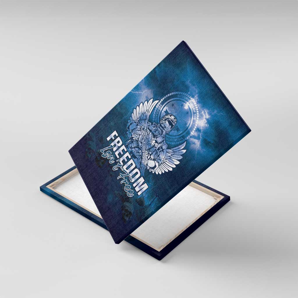 Federated States of Micronesia Veterans Day Canvas Wall Art May We Never Forget Freedom Isn't Free