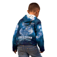 Federated States of Micronesia Veterans Day Kid Hoodie May We Never Forget Freedom Isn't Free