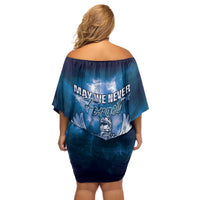 Federated States of Micronesia Veterans Day Off Shoulder Short Dress May We Never Forget Freedom Isn't Free LT05 - Polynesian Pride