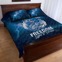 Federated States of Micronesia Veterans Day Quilt Bed Set May We Never Forget Freedom Isn't Free