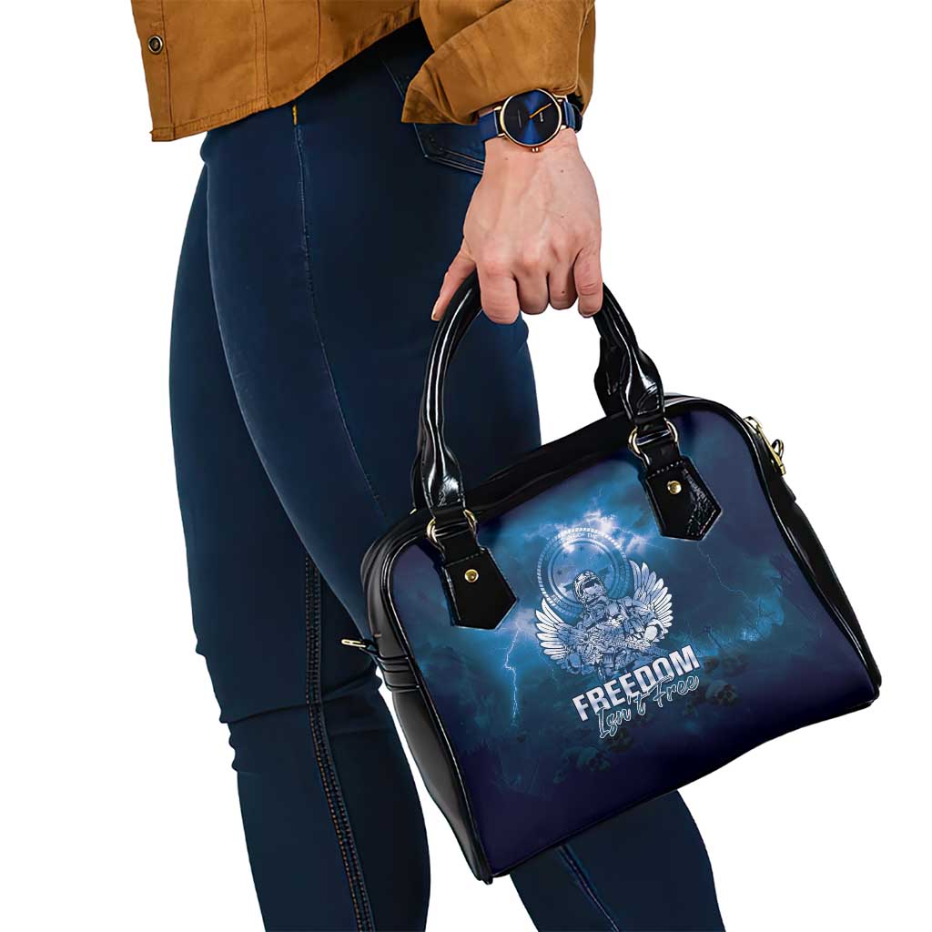 Federated States of Micronesia Veterans Day Shoulder Handbag May We Never Forget Freedom Isn't Free