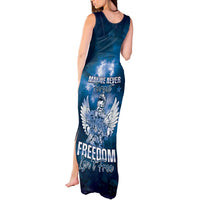 Federated States of Micronesia Veterans Day Tank Maxi Dress May We Never Forget Freedom Isn't Free LT05 - Polynesian Pride