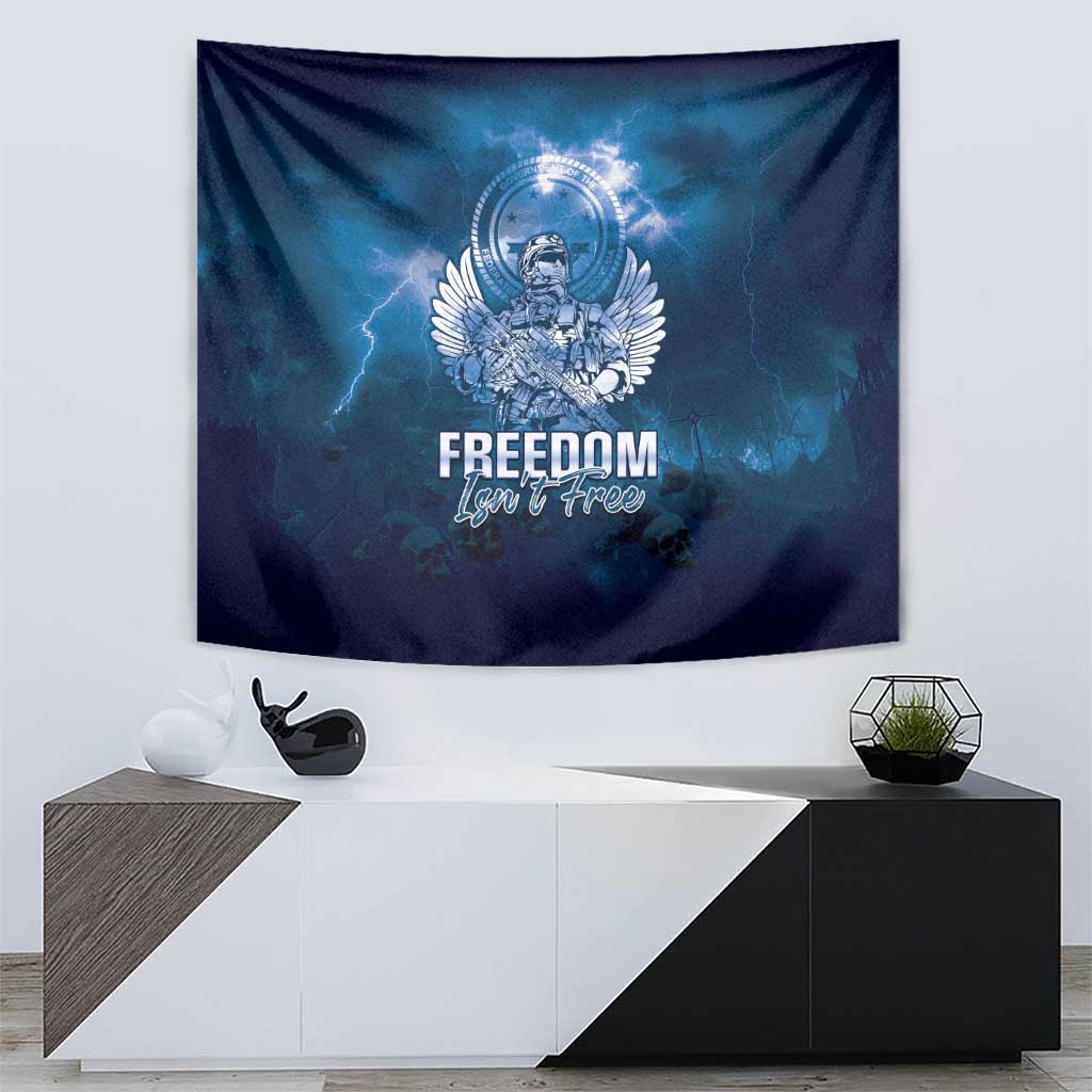 Federated States of Micronesia Veterans Day Tapestry May We Never Forget Freedom Isn't Free