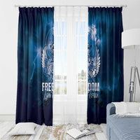 Federated States of Micronesia Veterans Day Window Curtain May We Never Forget Freedom Isn't Free
