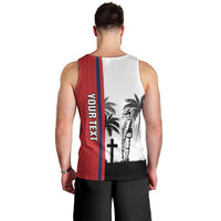 Wallis and Futuna Armistice Day Men Tank Top Lest We Forget Flag Style