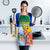 Malampa Fiji Day Apron Tribal Pattern With Tropical Flowers - Polynesian Pride