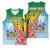 Personalised Malampa Fiji Day Basketball Jersey Tribal Pattern With Tropical Flowers - Polynesian Pride