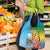 Malampa Fiji Day Grocery Bag Tribal Pattern With Tropical Flowers - Polynesian Pride