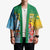 Personalised Malampa Fiji Day Kimono Tribal Pattern With Tropical Flowers - Polynesian Pride