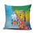 Malampa Fiji Day Pillow Cover Tribal Pattern With Tropical Flowers - Polynesian Pride