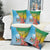 Malampa Fiji Day Pillow Cover Tribal Pattern With Tropical Flowers - Polynesian Pride