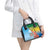 Malampa Fiji Day Shoulder Handbag Tribal Pattern With Tropical Flowers - Polynesian Pride