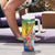 Personalised Malampa Fiji Day Tumbler With Handle Tribal Pattern With Tropical Flowers - Polynesian Pride