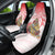 Personalized Happy Boxing Day Car Seat Cover Polynesian Gift Boxes Christmas Tree LT05 - Polynesian Pride