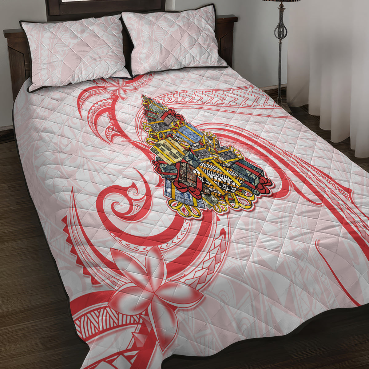 Happy Boxing Day Quilt Bed Set Polynesian Gift Boxes Christmas Tree LT05 - Polynesian Pride