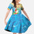 Christmas In Hawaii Family Matching Off The Shoulder Long Sleeve Dress and Hawaiian Shirt Tis The Sea Sun