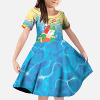 Christmas In Hawaii Family Matching Off Shoulder Maxi Dress and Hawaiian Shirt Tis The Sea Sun