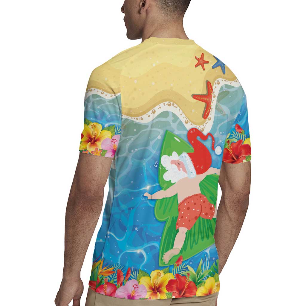 Christmas In Hawaii Rugby Jersey Tis The Sea Sun