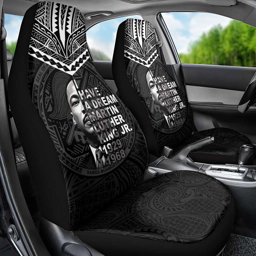 American Samoa MLK Day Car Seat Cover Polynesian Style LT05 - Polynesian Pride