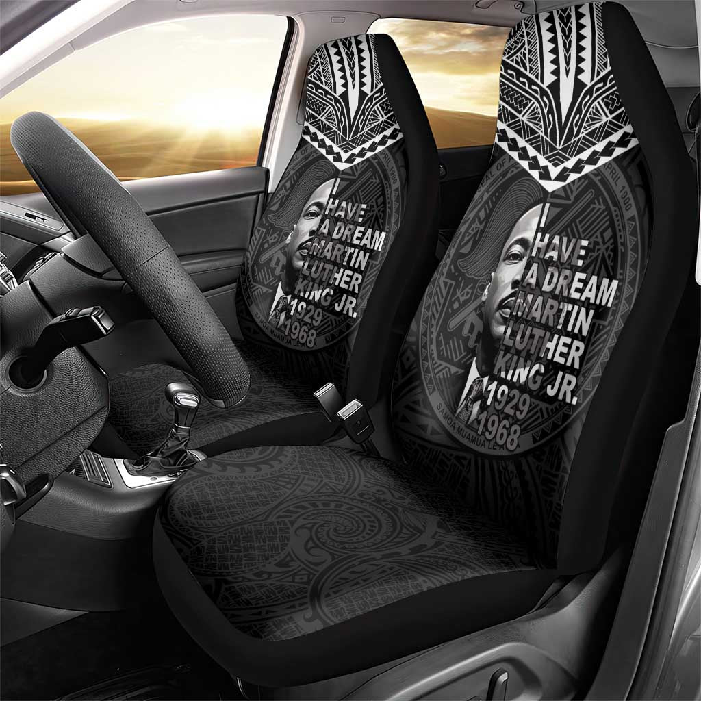 American Samoa MLK Day Car Seat Cover Polynesian Style LT05 - Polynesian Pride