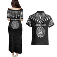 American Samoa MLK Day Couples Matching Puletasi and Hawaiian Shirt Polynesian Style