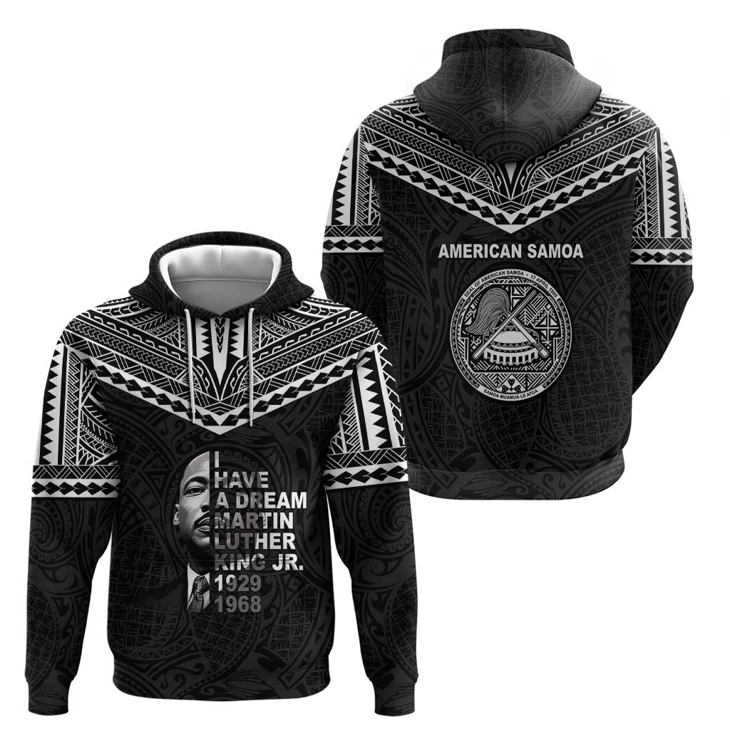 American Samoa MLK Day Hoodie Polynesian Style