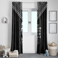 American Samoa MLK Day Window Curtain Polynesian Style