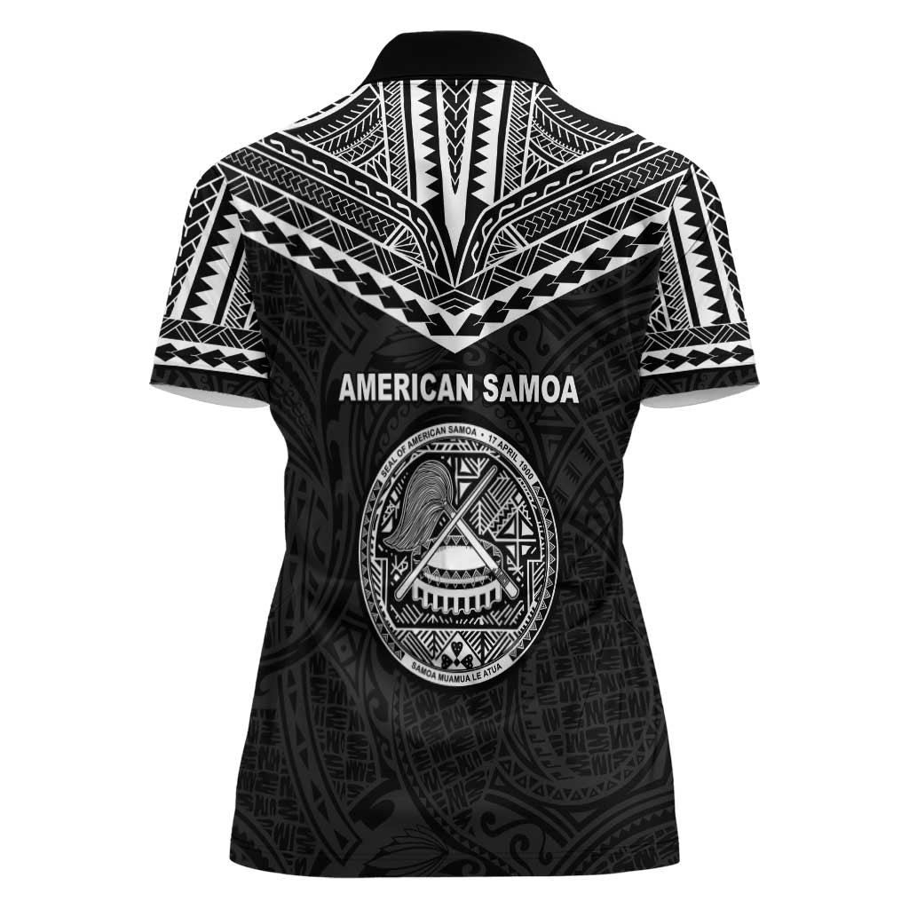 American Samoa MLK Day Women Polo Shirt Polynesian Style