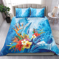 Polynesia Humpback Whale Bedding Set Ocean Style
