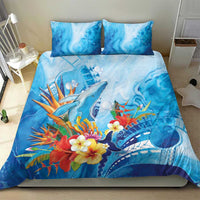 Polynesia Humpback Whale Bedding Set Ocean Style
