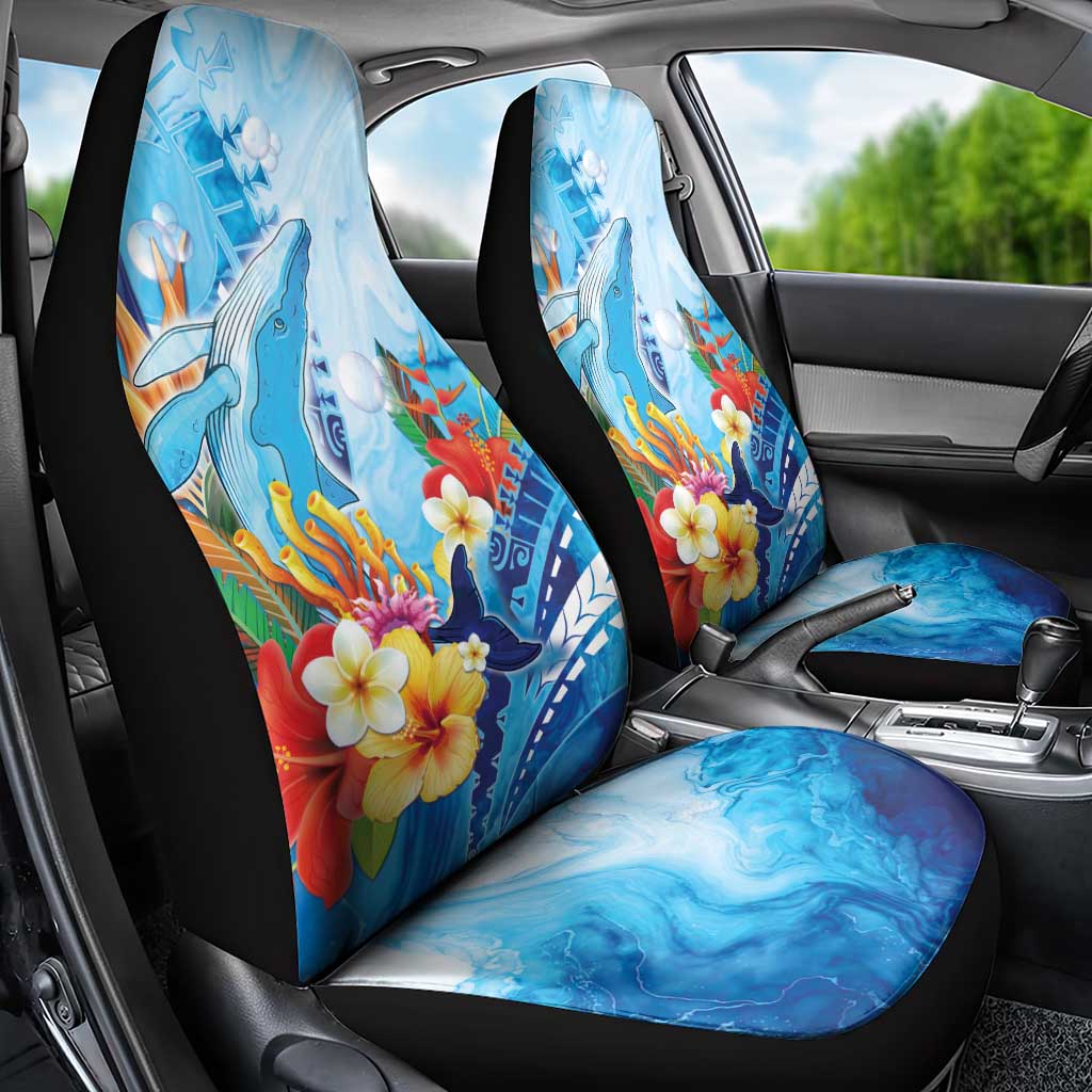 Polynesia Humpback Whale Car Seat Cover Ocean Style