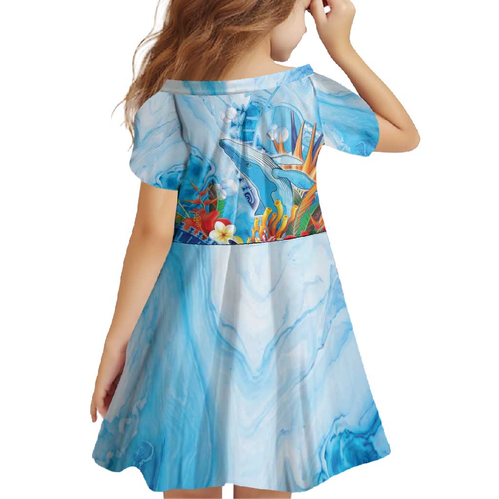 Polynesia Humpback Whale Family Matching Mermaid Dress and Hawaiian Shirt Ocean Style LT05 - Polynesian Pride