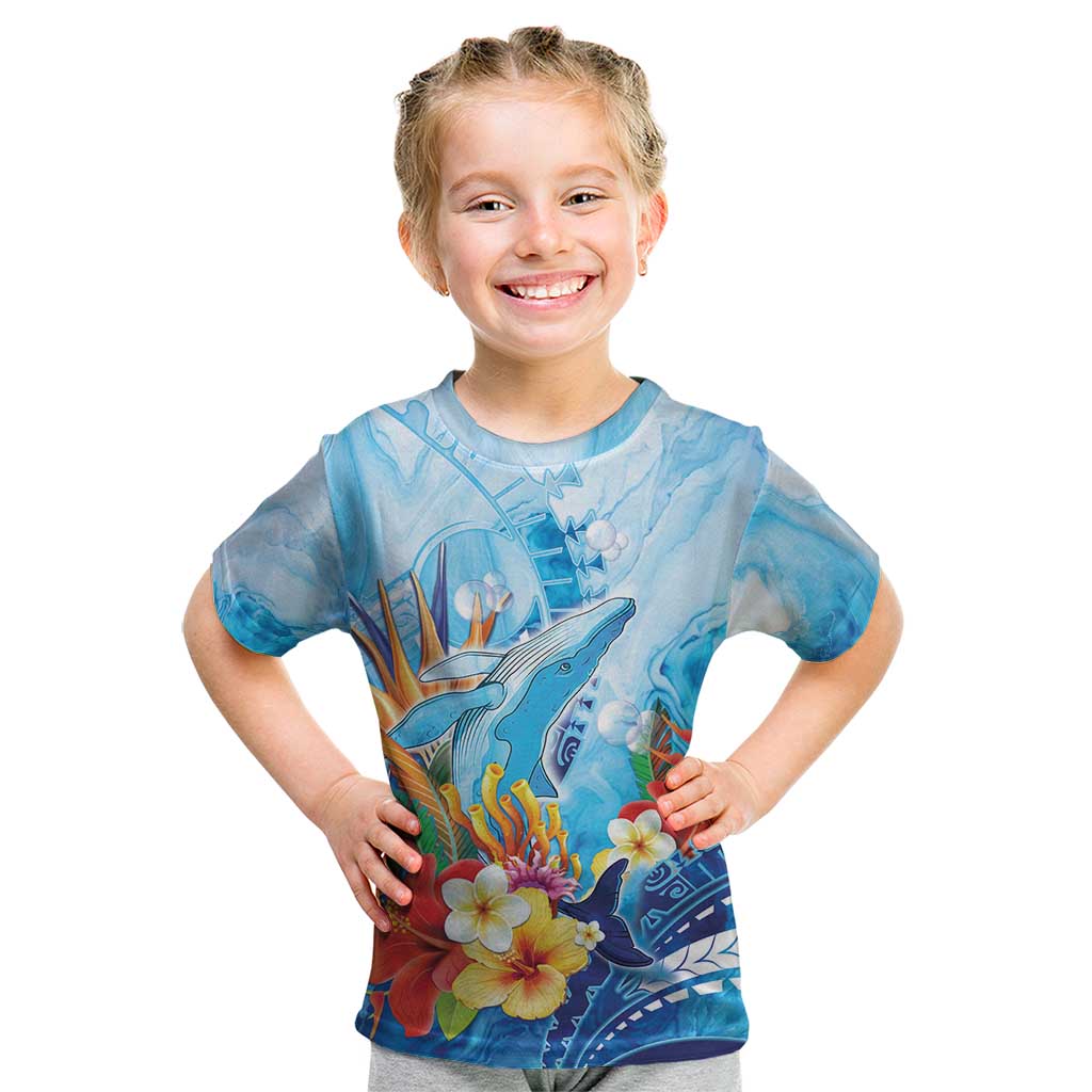 Polynesia Humpback Whale Kid T Shirt Ocean Style