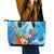 Polynesia Humpback Whale Leather Tote Bag Ocean Style