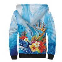 Polynesia Humpback Whale Sherpa Hoodie Ocean Style