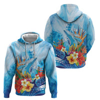 Polynesia Humpback Whale Zip Hoodie Ocean Style LT05 - Polynesian Pride