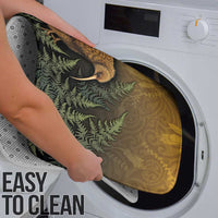 New Zealand Kiwi Bird Bathroom Set Silver Fern Mix Maori Pattern