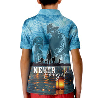 Hawaii Memorial Day Lantern Floating Kid Polo Shirt Always In Our Hearts