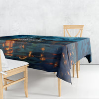 Hawaii Memorial Day Lantern Floating Tablecloth Always In Our Hearts