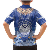 Marshall Islands Jemenei Day Family Matching Mermaid Dress and Hawaiian Shirt Polynesian Tribal Tattoo Seashell Necklace
