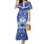 Marshall Islands Jemenei Day Family Matching Mermaid Dress and Hawaiian Shirt Polynesian Tribal Tattoo Seashell Necklace