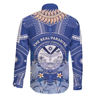 Marshall Islands Jemenei Day Family Matching Summer Maxi Dress and Hawaiian Shirt Polynesian Tribal Tattoo Seashell Necklace