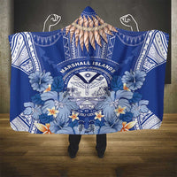 Marshall Islands Jemenei Day Hooded Blanket Polynesian Tribal Tattoo Seashell Necklace