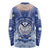Marshall Islands Jemenei Day Long Sleeve Shirt Polynesian Tribal Tattoo Seashell Necklace